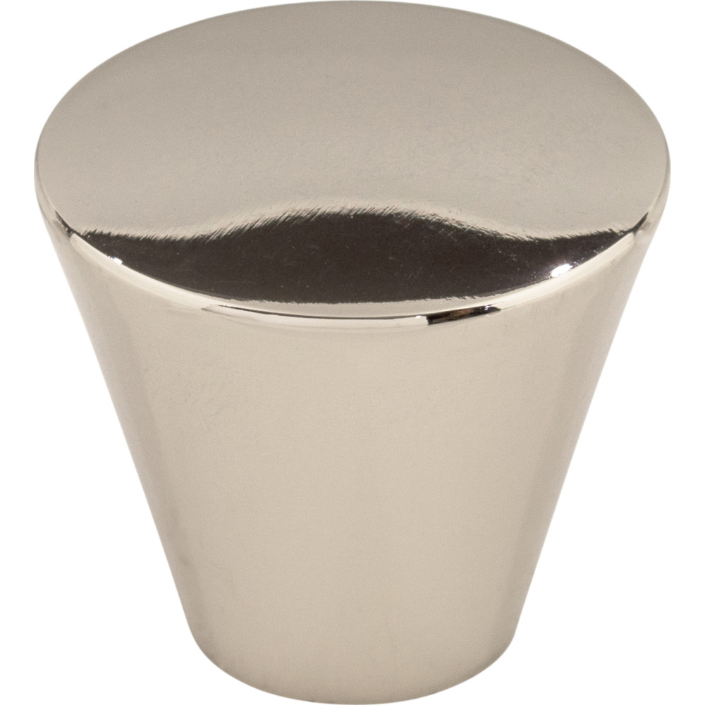 Top Knobs Asbury Cone Knob, Polished Nickel