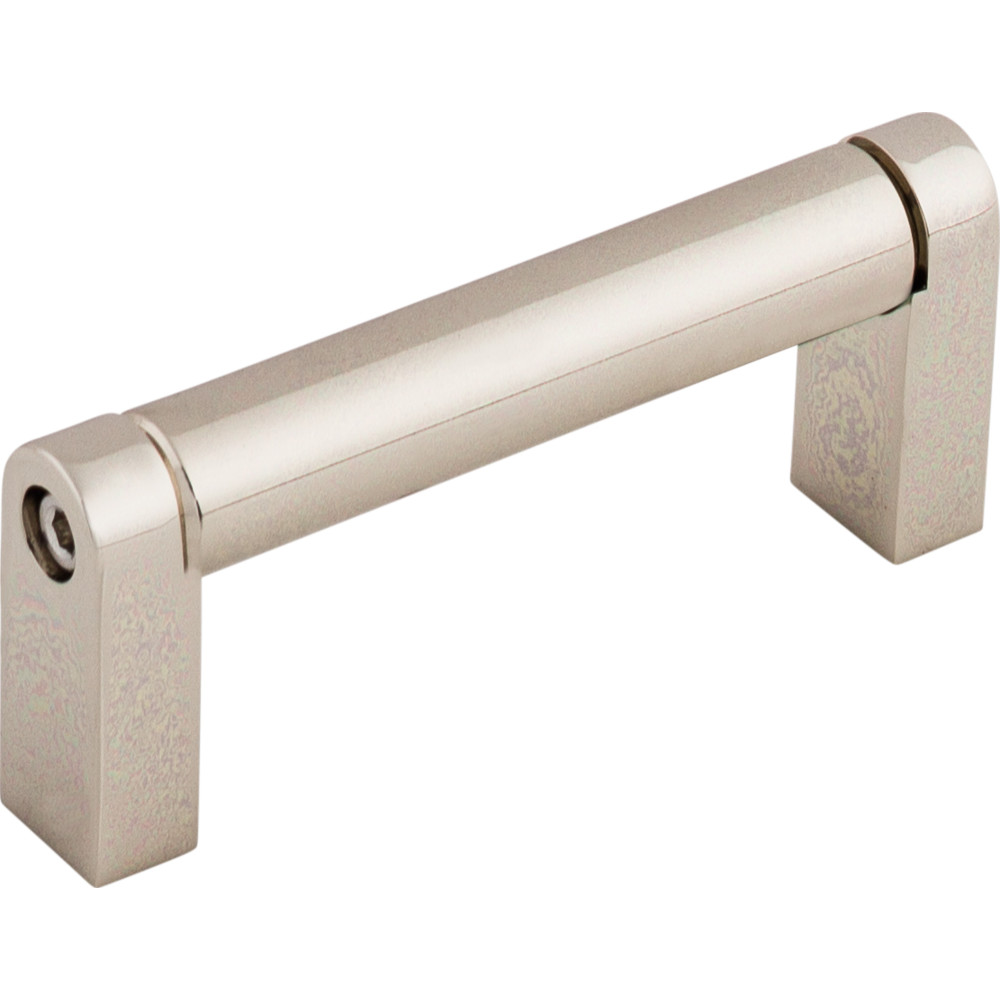 Top Knobs Asbury Pennington Bar Pull, 3" Center to Center, Polished Nickel