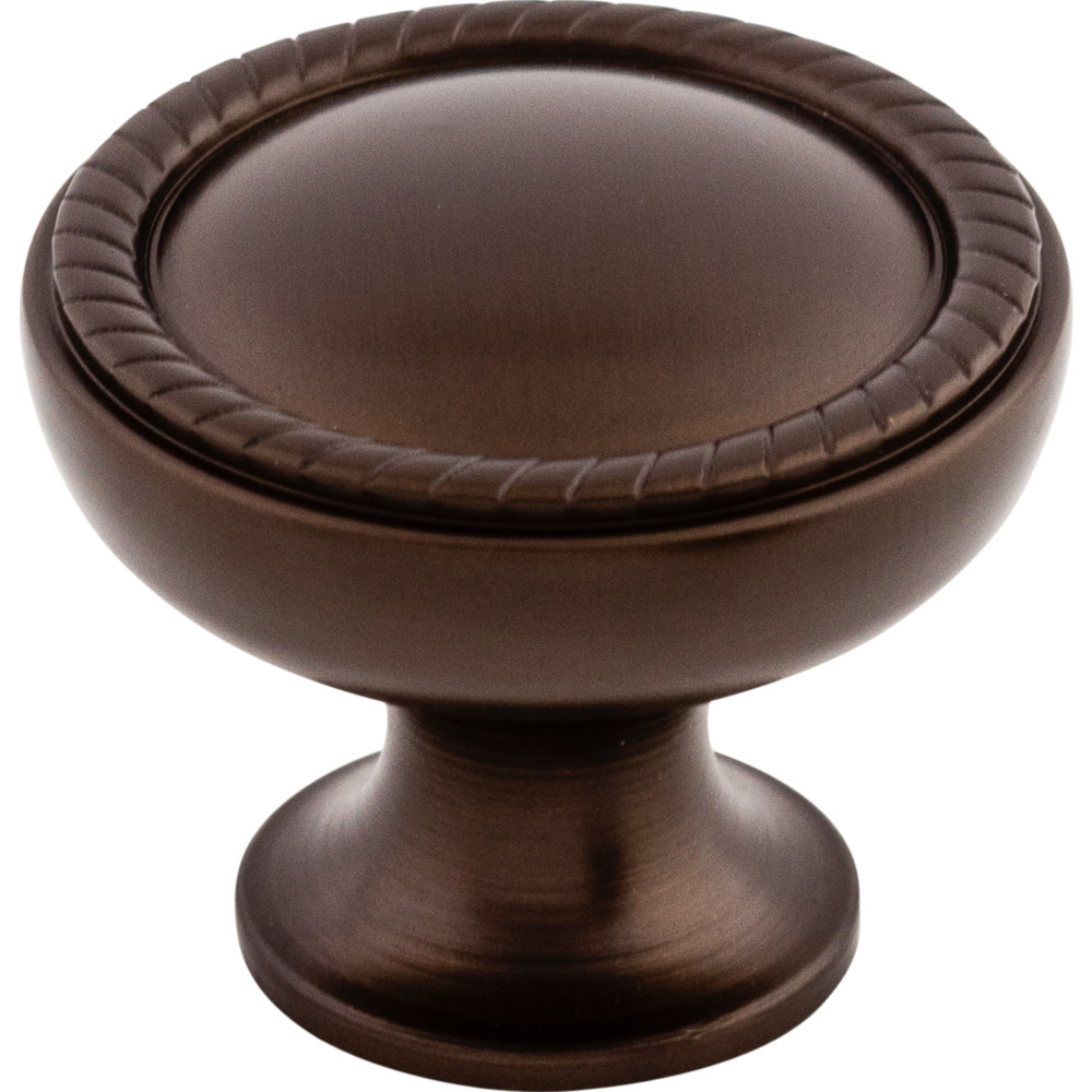 Top Knobs Oil Rubbed Bronze Emboss Knob, Oil Rubbed Bronze