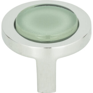 Atlas Spa Green Round Knob 1 1/4"