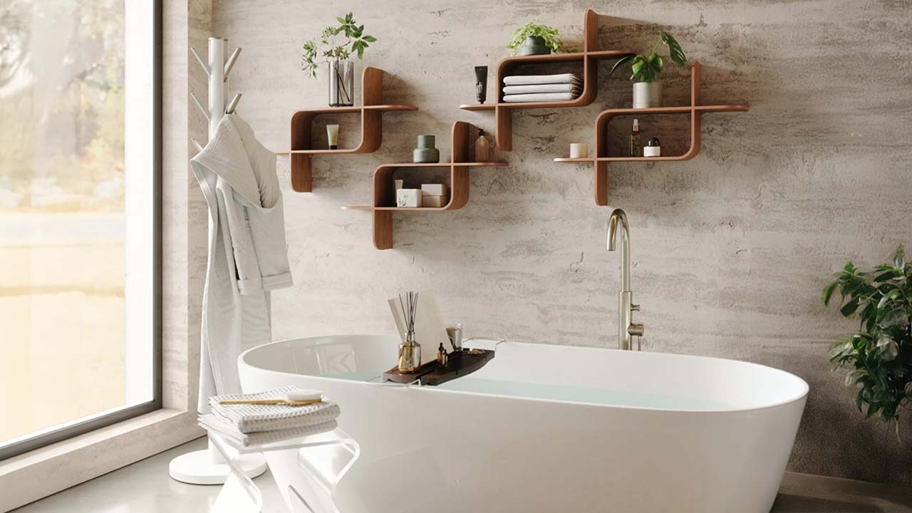 furniture in a bathroom