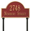 Whitehall Arch Marker - Standard Lawn - Two Line