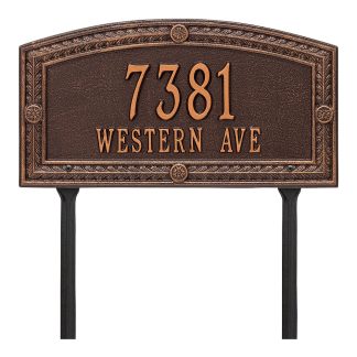 Whitehall Personalized Hamilton Plaque - Standard - Lawn - 2 Line