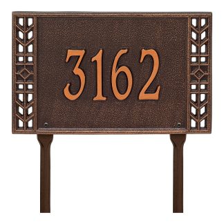 Whitehall Personalized Boston Plaque - Standard - Lawn - 1 Line