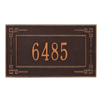 Whitehall Personalized Key Corner Plaque - Standard - Wall - 1 Line
