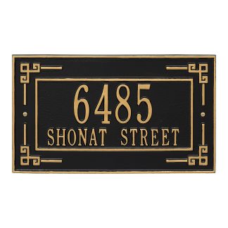 Whitehall Personalized Key Corner Plaque - Standard - Wall - 2 Line