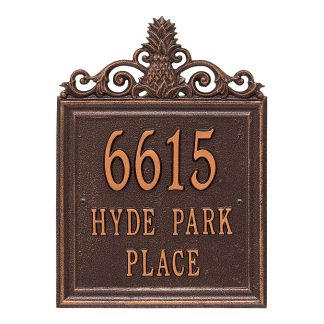 Whitehall Personalized Lanai Plaque - Standard - Wall - 3 Line