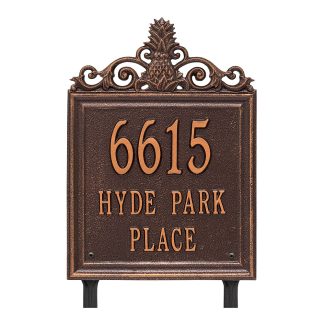 Whitehall Personalized Lanai Plaque - Standard - Lawn - 3 Line