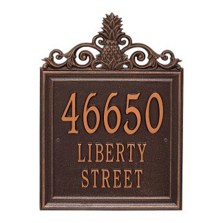 Whitehall Personalized Lanai Plaque - Estate - Wall - 3 Line