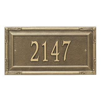 Whitehall Personalized Gardengate Plaque - Grande - Wall - 1 Line