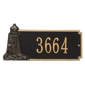 Whitehall Personalized Lighthouse Rectangle Plaque - 1 Line