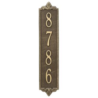Whitehall Personalized Lyon Vertical Wall Plaque