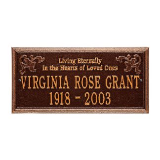 Whitehall Wilmington - Standard Wall - Two Line "Living Eternally"