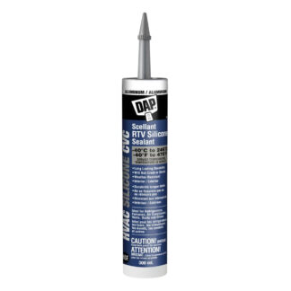 DAP 7079874326 300ml RTV Silicone Sealant - Aluminum