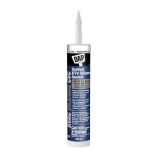 DAP 7079874327 300ml RTV Silicone Sealant - Clear