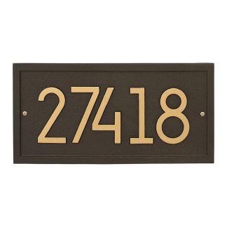 Whitehall Rectangle Modern Personalized Wall Plaque