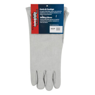 Weld-Mate SAO130R Standard-Duty Welder's Gloves, Large - White