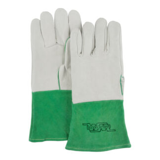 Weld-Mate SDL994 Premium TIG Welding Gloves, Extra Large - White & Green