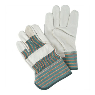 Zenith Safety Products Abrasion-Resistant Fitter's Gloves - White & Stripes