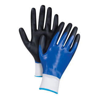 Zenith Safety Products Coated Gloves - Black & Blue