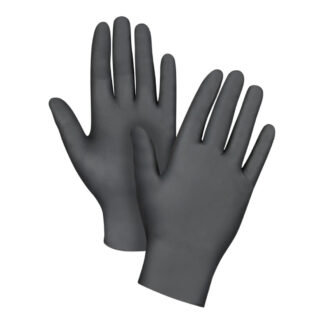 Zenith Safety Products Medical Grade Disposable Gloves, 100 Pack - Black