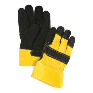 Zenith Safety Products SAL544 Superior Warmth Winter-Lined Fitters Gloves, Large - Black & Yellow