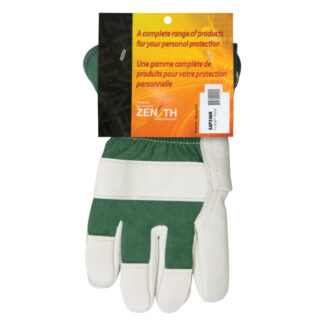 Zenith Safety Products SAP246R Premium Superior Warmth Fitters Gloves, Extra Large - White & Green