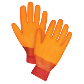 Zenith Safety Products SDN590R Winter-Lined Gloves, Size 9 - Orange