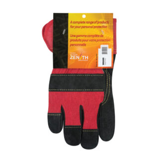 Zenith Safety Products SM609R Superior Warmth Winter-Lined Fitters Gloves, Large - Red & Black