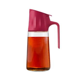Danesco 5206350RD 500 ML Auto-Open Syrup Dispenser - Red