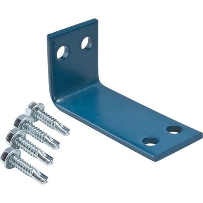 Kleton Wire Mesh Partition Components-Wall Bracket Kit, Blue
