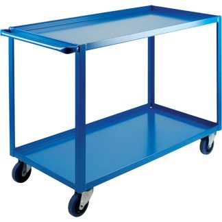 Kleton 24" x 51" x 36" Heavy-Duty Shelf Cart, Blue