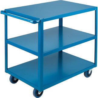 Kleton 24" x 39"x 36" Heavy-Duty Shelf Cart, Blue