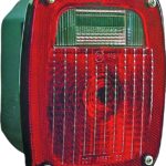 PM V445 Tail Light, Incandescent Lamp, Red/White Lamp