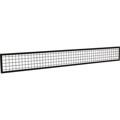Kleton 8' x 1" Wirewall Wire Mesh Partition Panel, Black