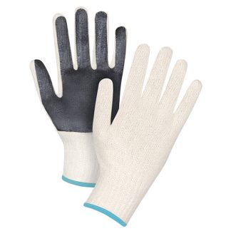 Zenith Safety Products Palm-Coated String Knit Gloves, White