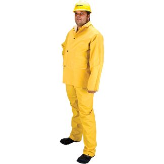Zenith Safety Products RZ600 Flame Resistant Rain Suit, Medium, Yellow