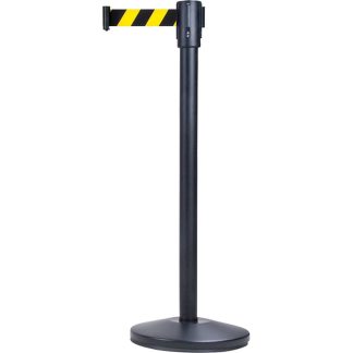 Zenith Safety Products Free-Standing Crowd Control Barrier, Black & Yellow