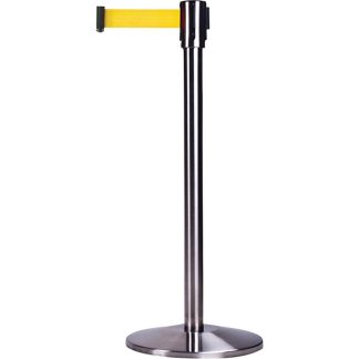 Zenith Safety Products Free-Standing Crowd Control Barrier, Yellow