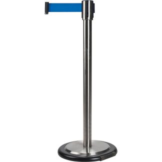 Zenith Safety Products Free-Standing Crowd Control Barrier, Blue