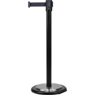 Zenith Safety Products Free-Standing Crowd Control Barrier, Black