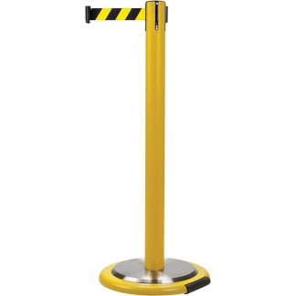 Zenith Safety Products Free-Standing Crowd Control Barrier, Black & Yellow
