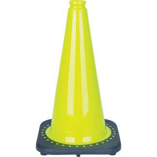 Zenith Safety Products 18" Premium Traffic Cone, Lime Green
