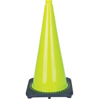 Zenith Safety Products 28" Premium Traffic Cone, Lime Green