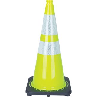 Zenith Safety Products 28" Premium Traffic Cone, Lime Green