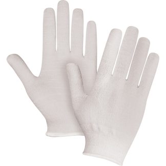 Zenith Safety Products Premium String Knit Gloves, White