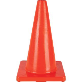 Zenith Safety Products 18" Coloured Traffic Cone, Orange