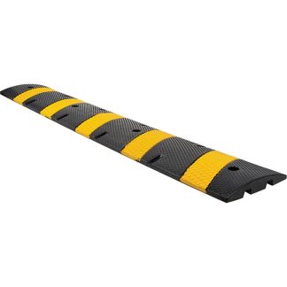 Zenith Safety Products 6' x 11" x 2" Speed Bump, Black & Yellow