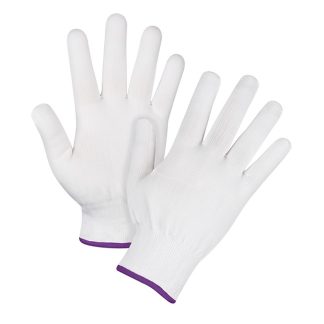 Zenith Safety Products Seamless String Knit Gloves, XS, White
