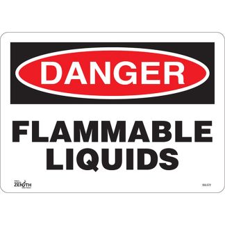 Zenith Safety Products SGL572 "Flammable Liquids" Sign